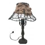 Tiffa-Mini Cast Metal Table Lamp