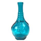 Wheaton Blue Glass Ball and Claw Bitters Bottle