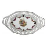 Germany Porcelain Tray, Courting Couple