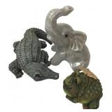 Mixed Lot of Three Animal Figurines