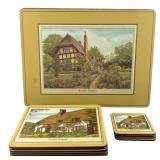 Pimpernel English Cottages Placemat & Coaster Set