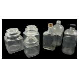 Assorted Glass Jars and Bottles