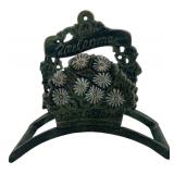 Cast Iron Welcome To My Garden Hose Guide