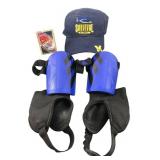 Mixed Lot: U of M Hat, Adidas Guards, UNO H2O
