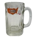 A&W Glass Root Beer Mug USA Map Logo