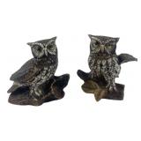Arnart Attributed Porcelain Owls