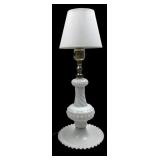 Milk Glass Hobnail Table Lamp