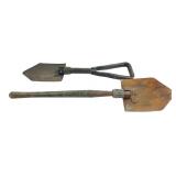 Ames 1944 US Military Folding Shovels