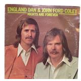England Dan & Coley - Nights Are Forever LP - VG