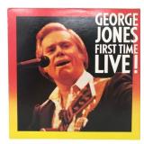 George Jones - First Time Live! - LP - VG+