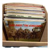 Box Lot of Vintage Vinyl Records