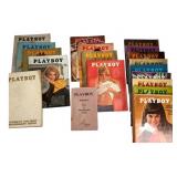 Playboy 1969 & 1970 Magazine Lot w/ Guide
