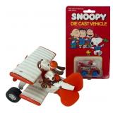 Buddy L Snoopy Super Dog Plane & Die Cast Vehicle