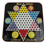 Pressman Hop Ching Chinese Checkers Tin Board
