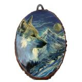 Historic Mackinac Island Wolf Wood Plaque