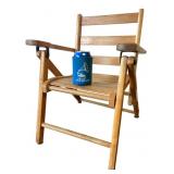 Small Vintage Wooden Folding Chair