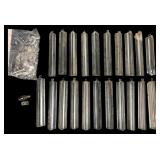 Lot of Clear Glass Chandelier Prisms 8 in