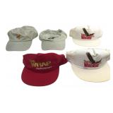 Mixed Lot of 5 Winston & NFL Baseball Caps