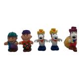 Set of 5 Peanuts PVC Figures