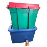 Sterilite & Tucker Tote Plastic Storage Bins