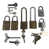 Master, ABUS & American Padlocks & Keys Lot