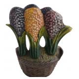 Cast Iron Hyacinth Basket Doorstop