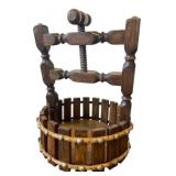 Wooden Tabletop Fruit Press