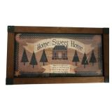 L. Spivey Home Sweet Home Framed Wall Art