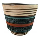 German Ceramic Banded Planter 100/14