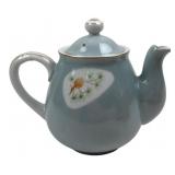 Small Porcelain Teapot Pinecone Motif