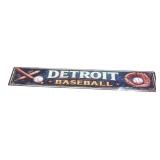Detroit Baseball Decorative Metal Sign