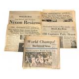 Detroit Free Press & Others Historical Newspapers
