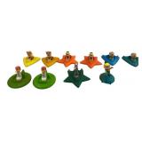 10 Vintage Jetsons Spaceship Toy Figures
