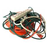 Assorted Power Strip & Extension Cord Lot