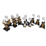 12 Rustic Animal Resin Photo Holders