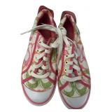 Coach Barrett Signature Canvas Sneakers Sz 7.5
