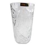 Irena Handcut Lead Crystal Rose Vase
