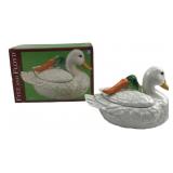 Fitz and Floyd Le Canard Duck Lidded Box