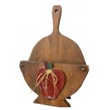 Rustic Wooden Apple Letter Holder