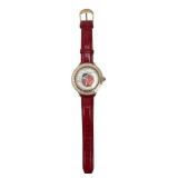 Betsey Johnson Ladybug Rhinestone Watch