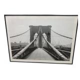 Grunzweig Framed Brooklyn Bridge Photograph