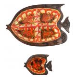 Treasure Craft Fish Serving Dishes, 2-Piece Set