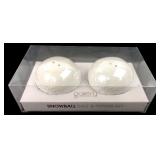 Tabletops Gallery Snowball Salt & Pepper Set