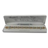 Silver Plated Genuine Diamond Accent Bracelet