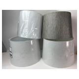 Threshold & Assorted Fabric Lamp Shades Set of 4