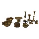 Assorted Brass Decorative Items