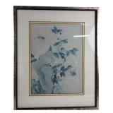 Jong Shiang Chang Framed Bird Print19x23"