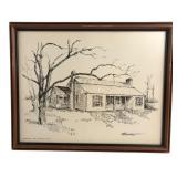E. Farhat Quaker House Limited Edition Print