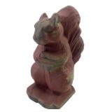 Cast Iron Squirrel Figurine