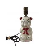 Hand-Painted Ceramic Pig Table Lamp